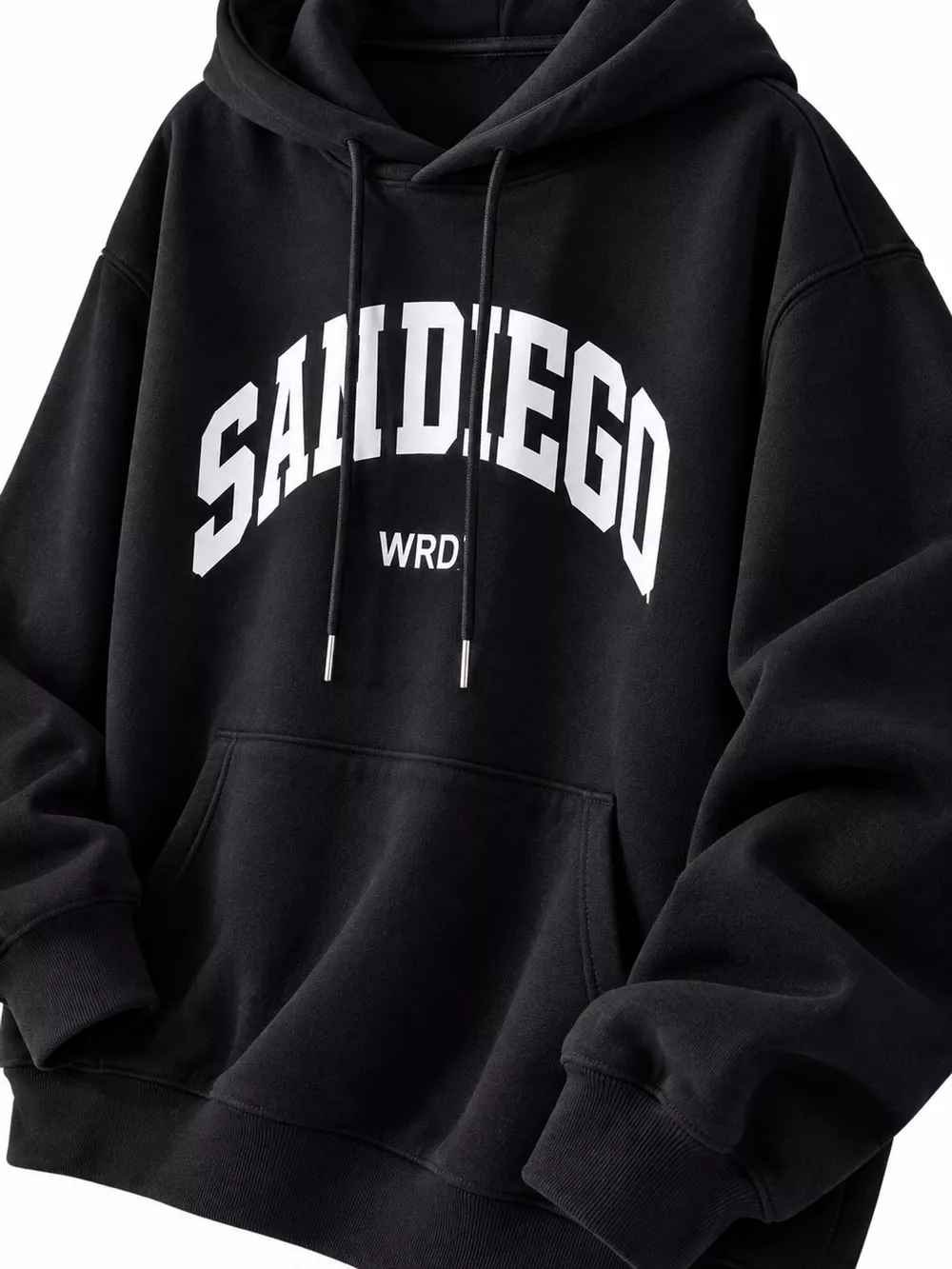 Letter Graphic Long Sleeve Hoodie, image 10