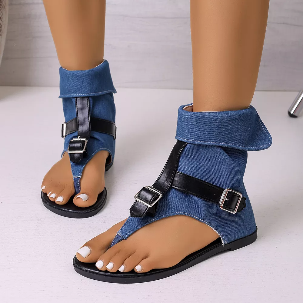 Toe Post Buckle Sandals, image 5