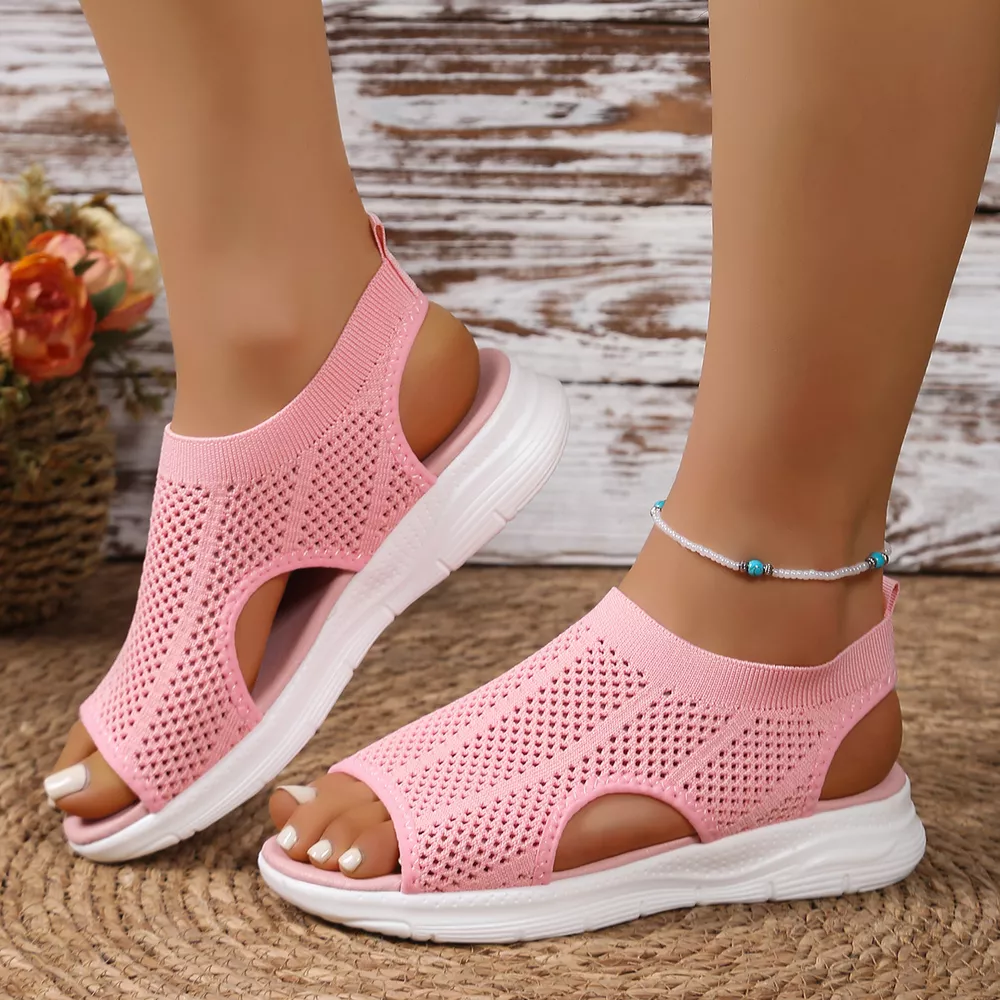 Breathable Mesh Open Toe Sandals, image 11