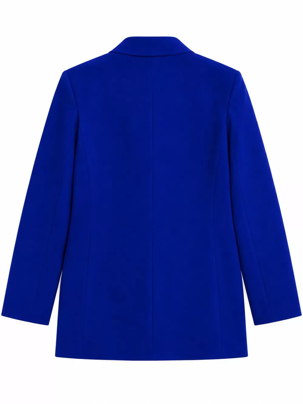 Full Size Minimalist Double-Breasted White Blazer Plus Size, image 5