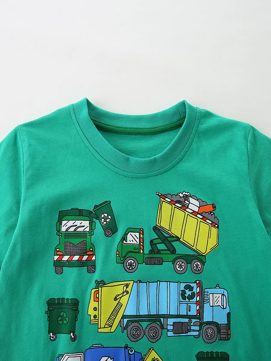 Children's Vehicle Graphic Short Sleeve T-Shirt, image 2