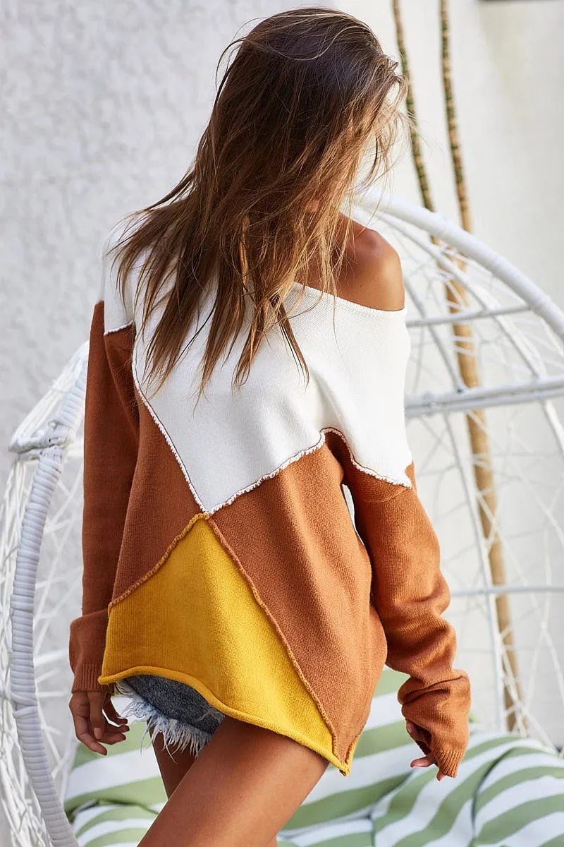 Color Block Geometric Sweater, image 19