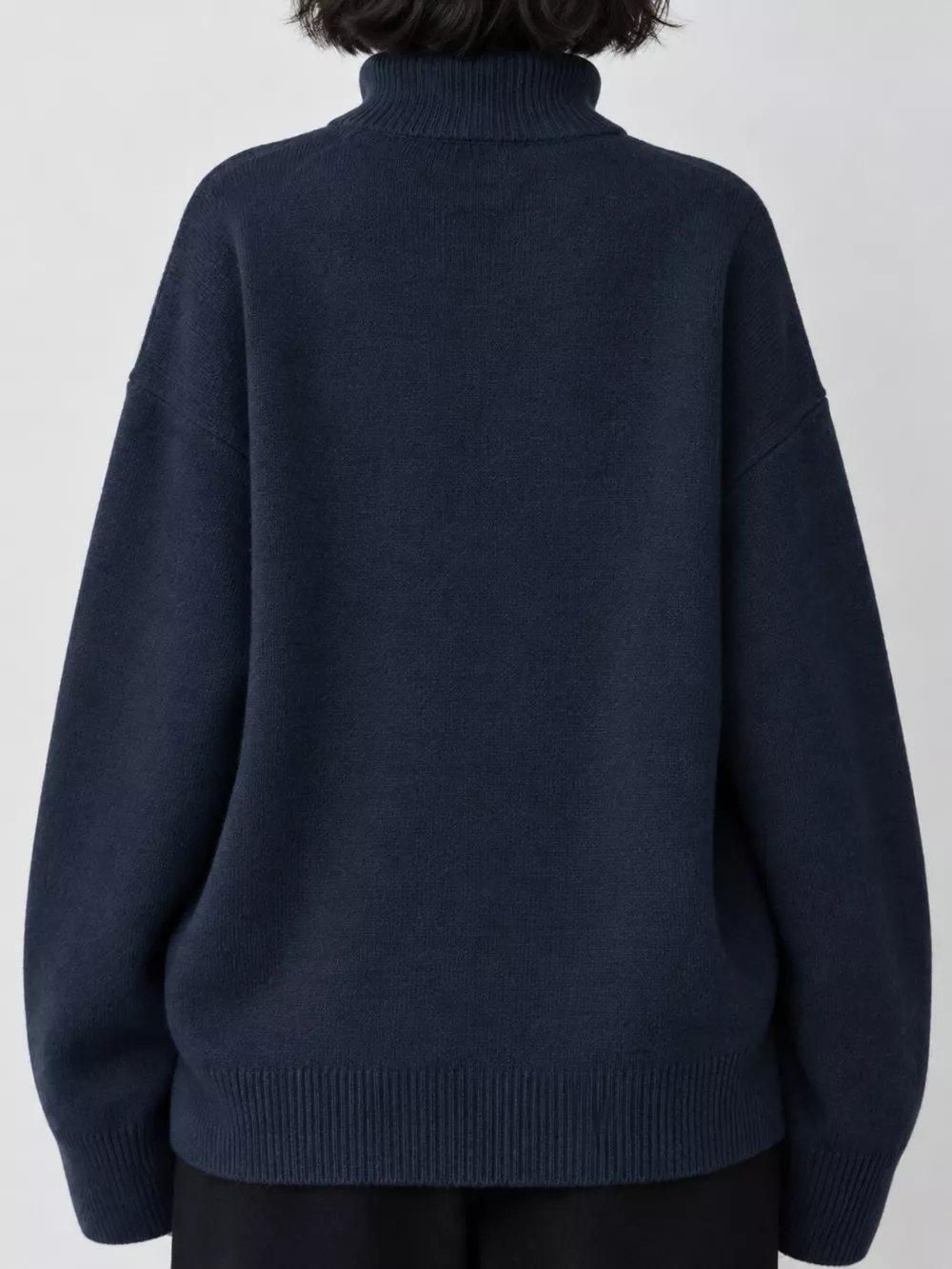 Turtleneck Dropped Shoulder Sweater, image 42