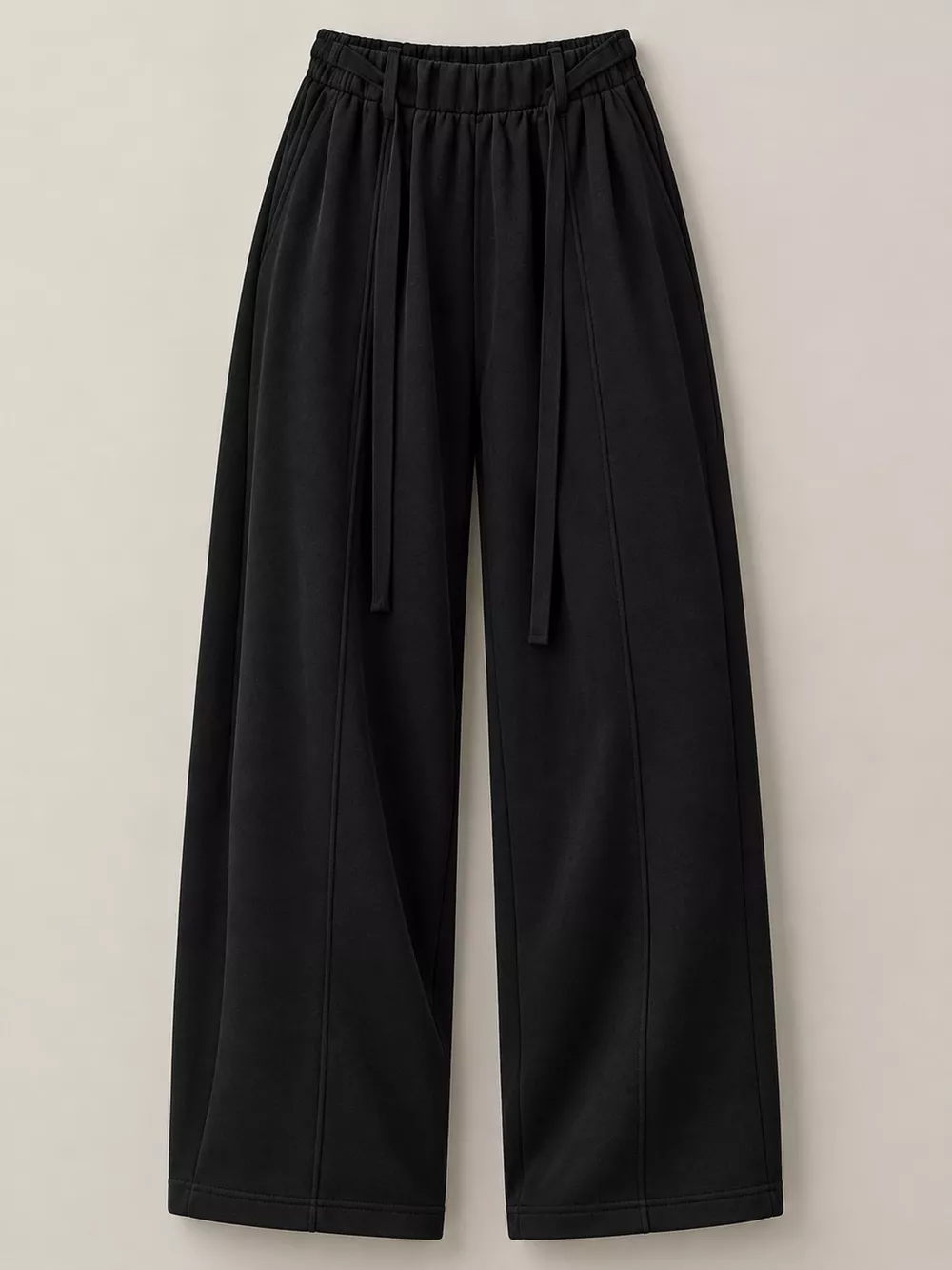 Drawstring Wide-Leg Casual Pants, image 10