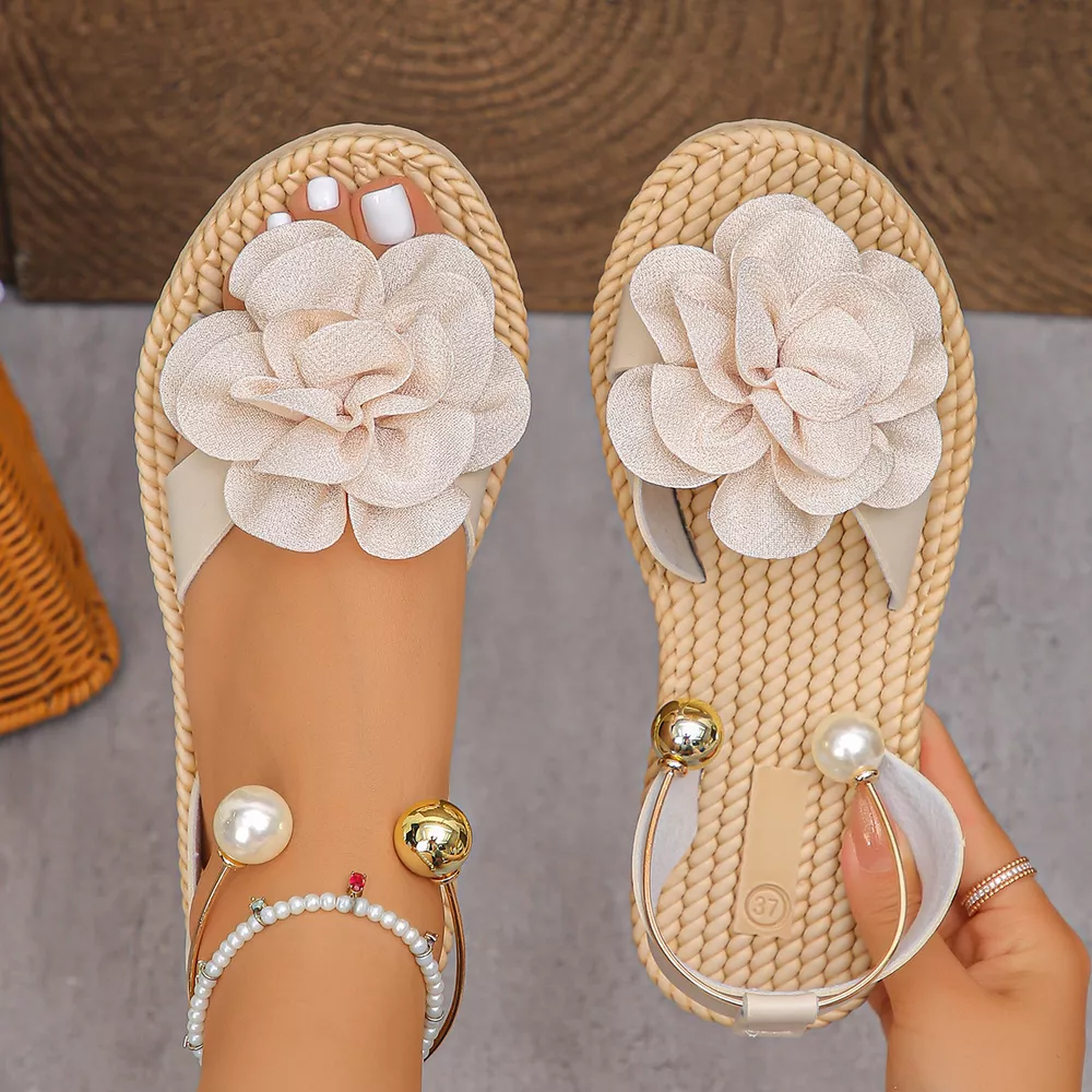 Flower Open Toe Sandals, image 4