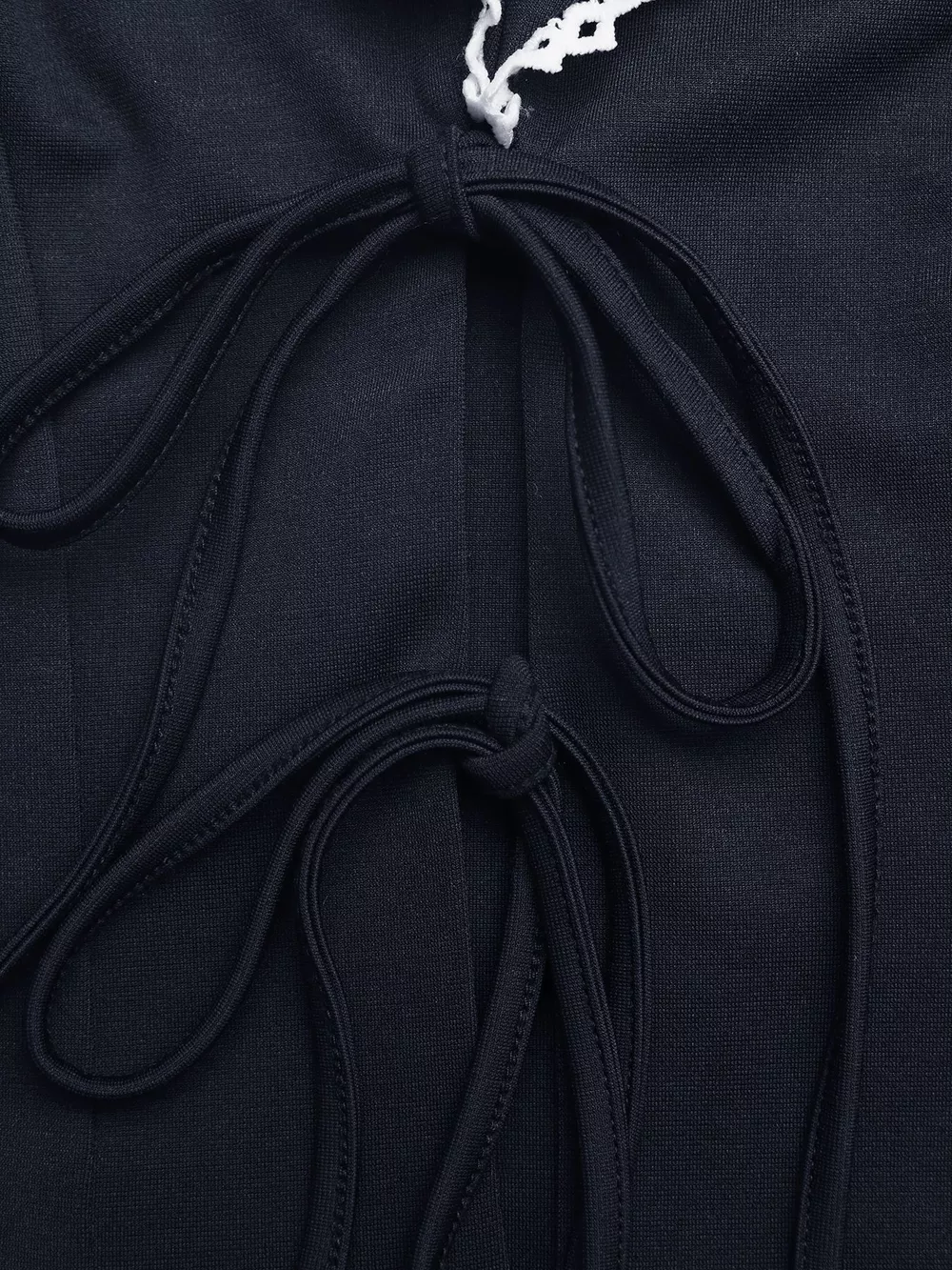Lace Trim Tie-Front Vest, image 7