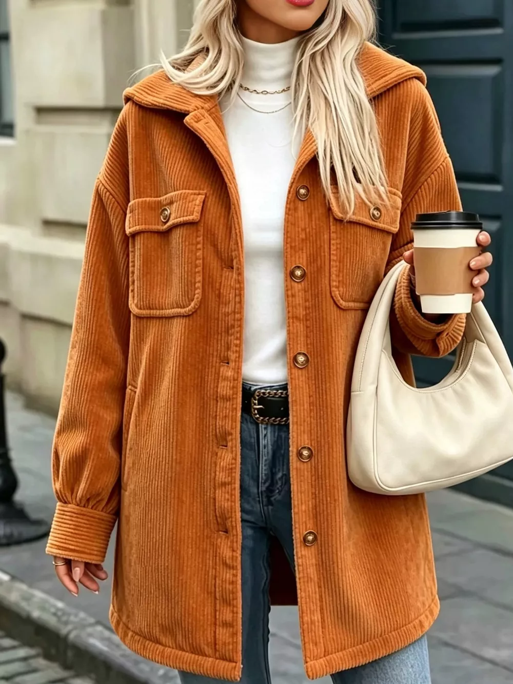 Corduroy Button-Down Outerwear, image 25
