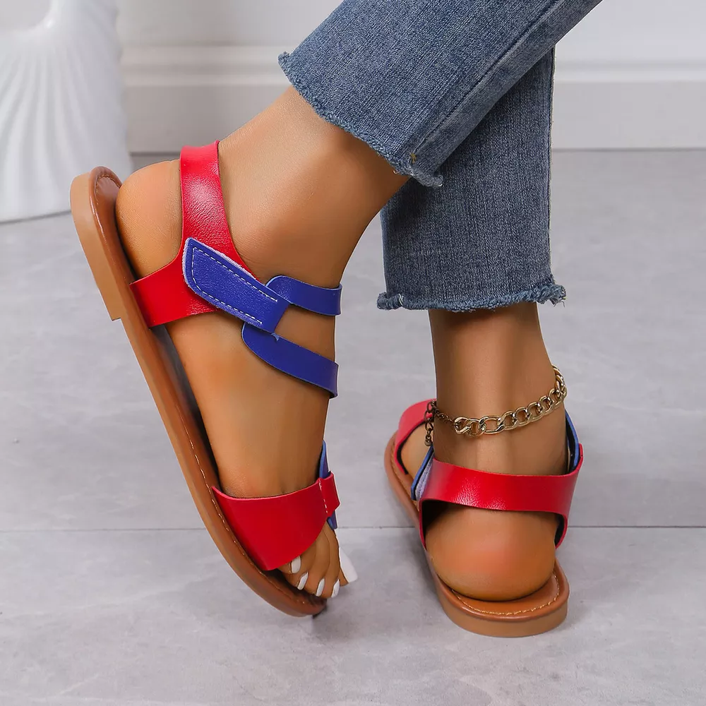 Open Toe Flats Sandals, image 13