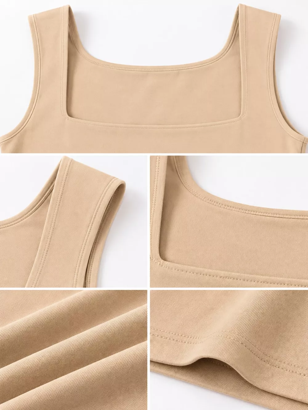 Square Neck Slim-Fit Tank, image 51