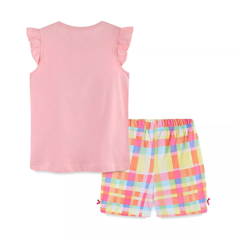 Children's Jolly Jellyfish Embroidered Top and Shorts Set, image 4