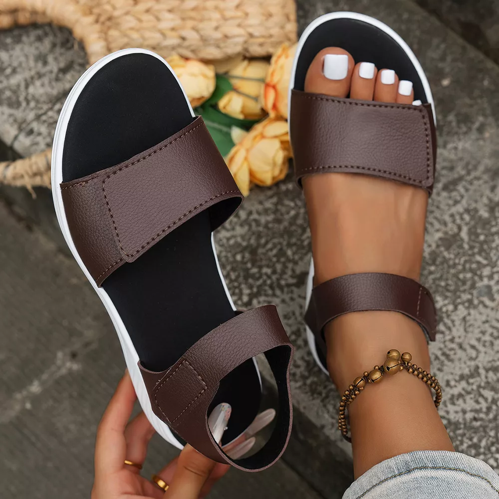 Open Toe Flats Sandals, image 4