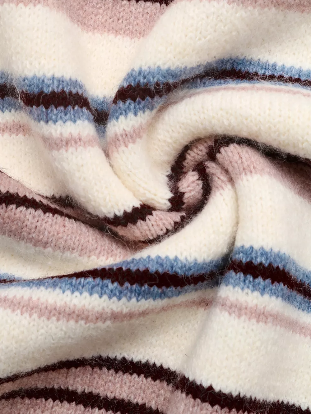 Striped Polo Collar Sweater, image 10