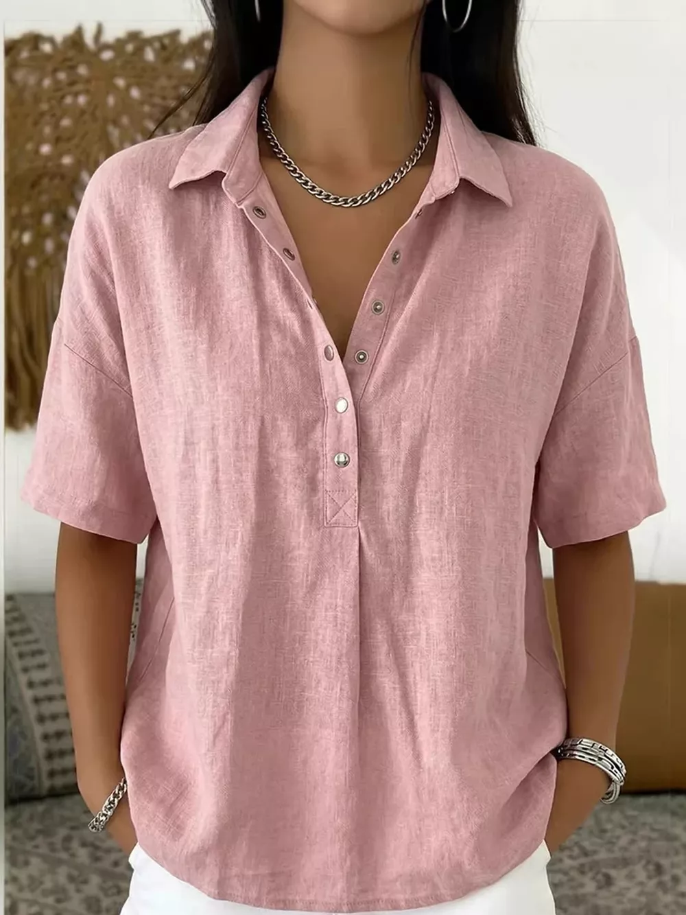 Snap Down Short Sleeve Shirt