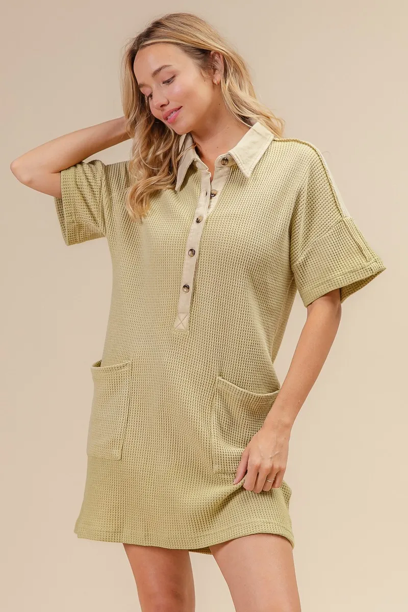 Dip Dye Mineral Washed Knit Dress, image 5