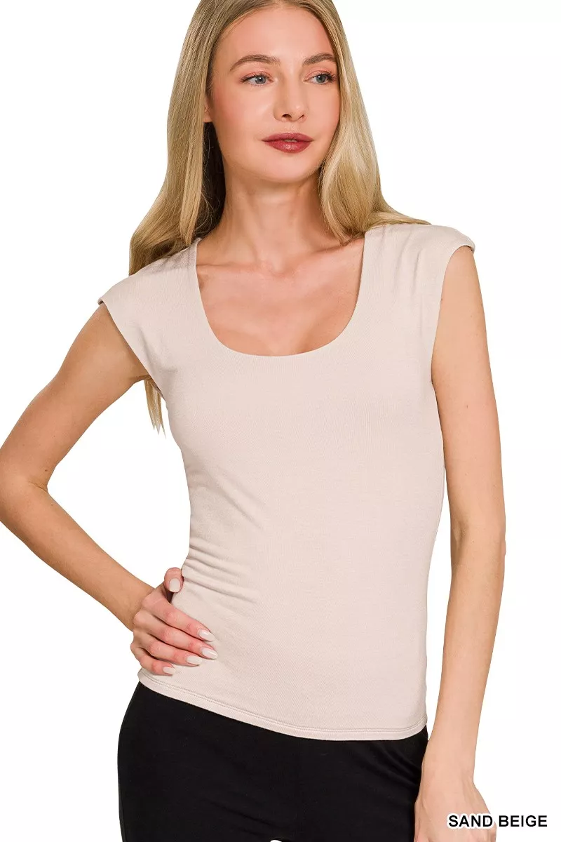 Double Layered Sleeveless Top, image 3