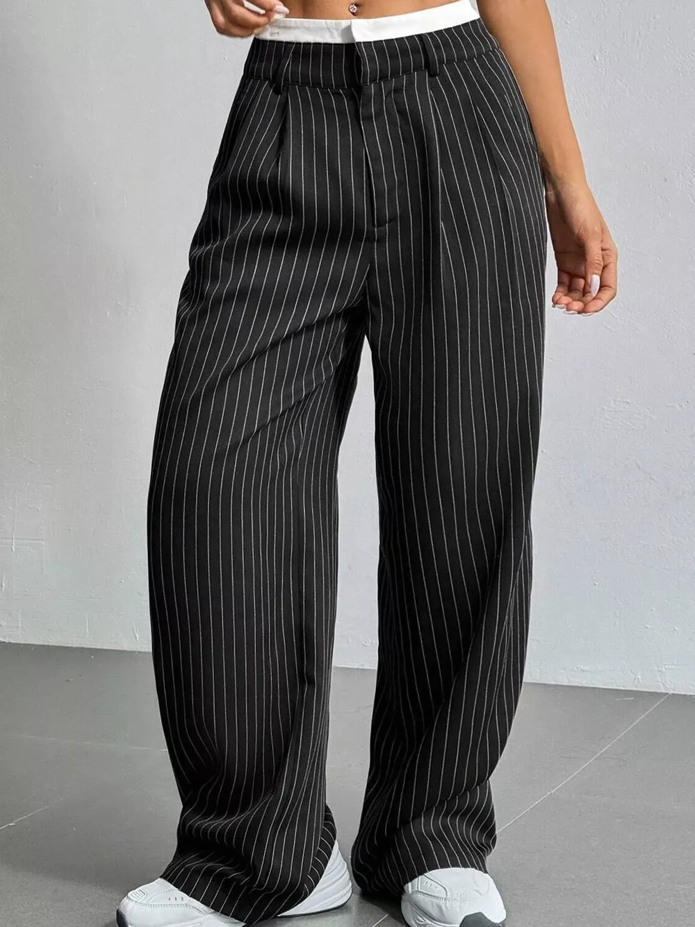 Striped Wide-Leg Pants, image 8