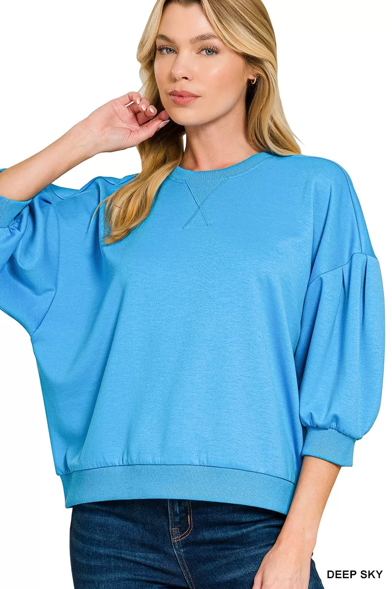 Scuba Dolman Sleeve Sweatshirt
