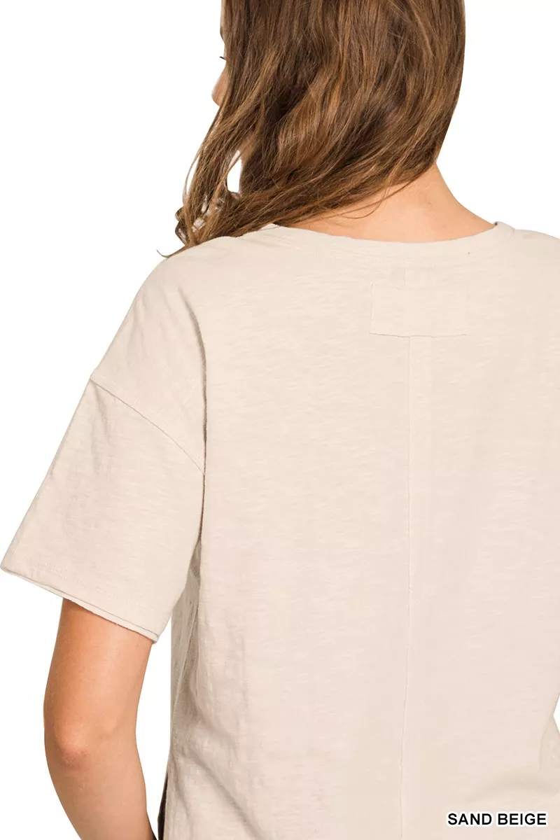 Cotton Slub Short Sleeve Tee, image 5