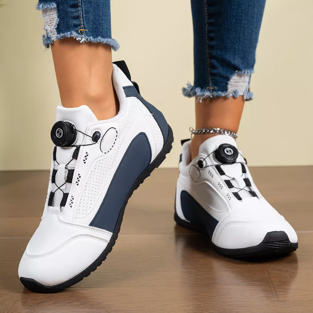 Round Toe Lace Up Sneakers, image 3