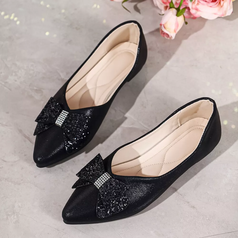 Bow Point Toe Slip-Ons, image 15