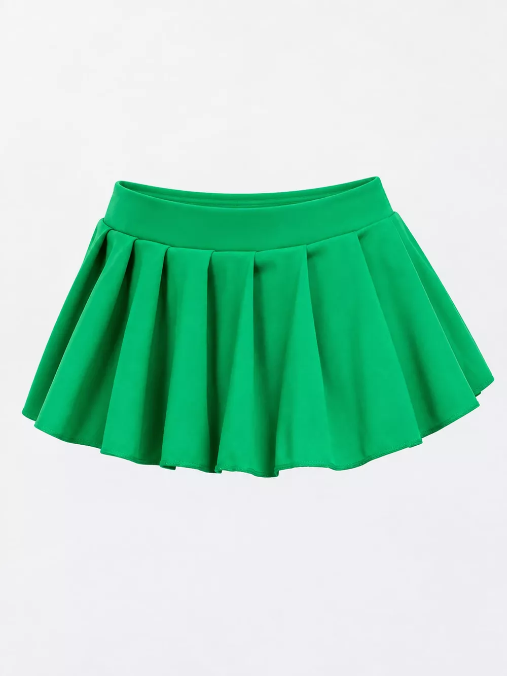Low Waist Pleated Micro Mini Skirt, image 16