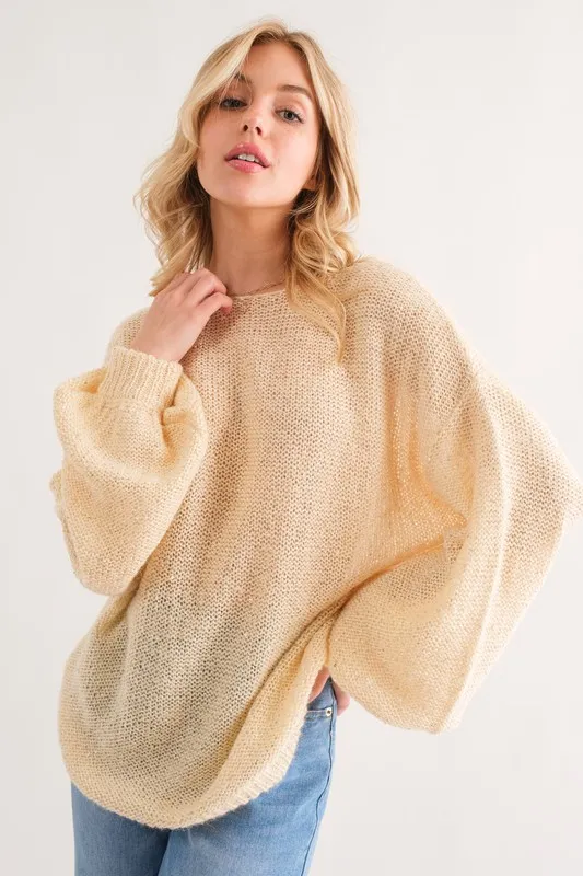 Sequined Light Weight Pullover Sweater, image 3