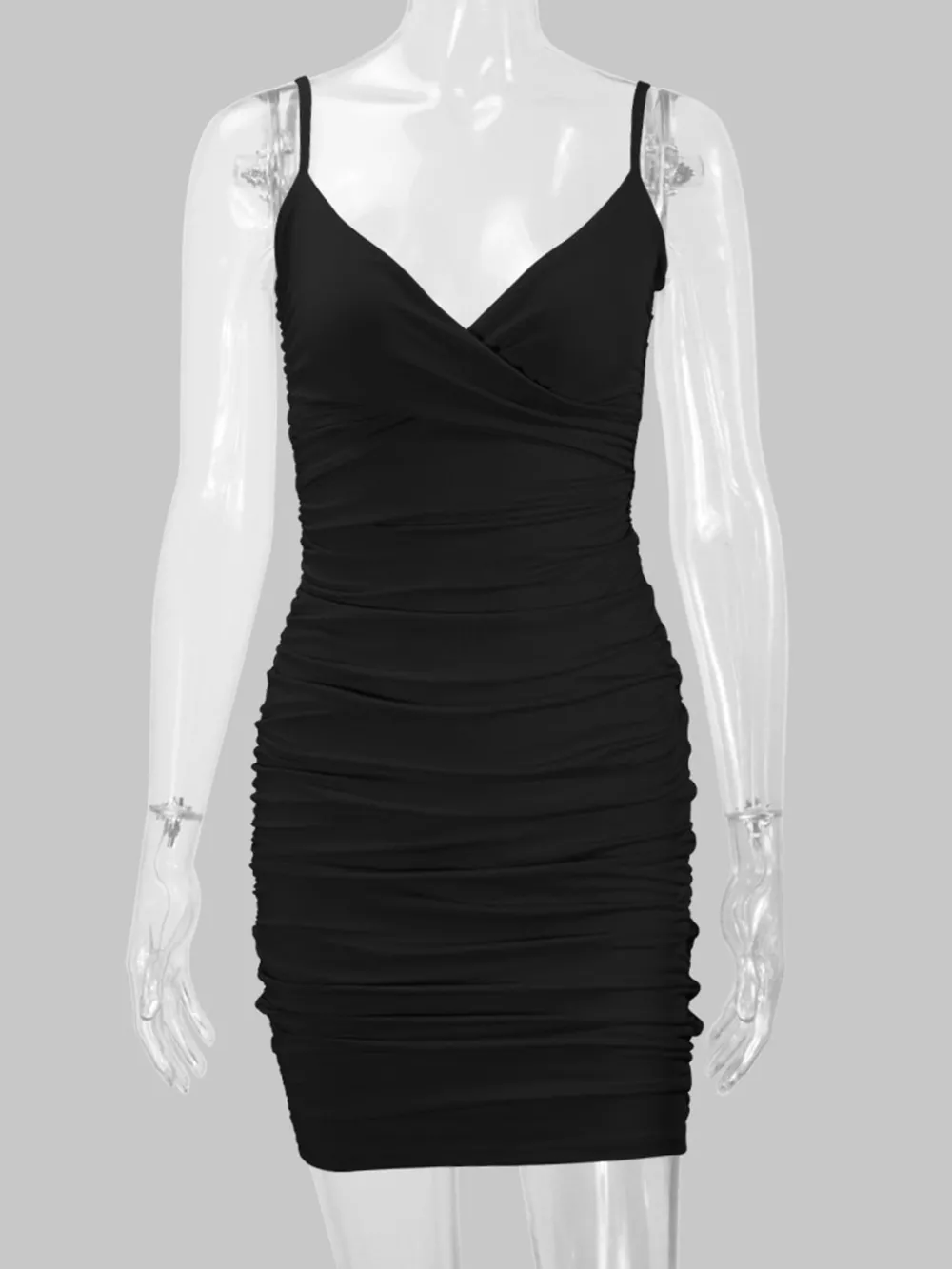 Ruched Bodycon Mini Dress, image 27