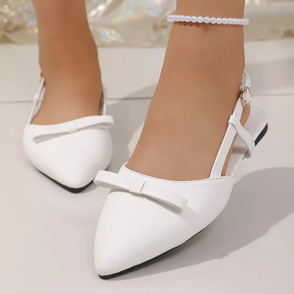 Point Toe Slingback Sandals, image 8