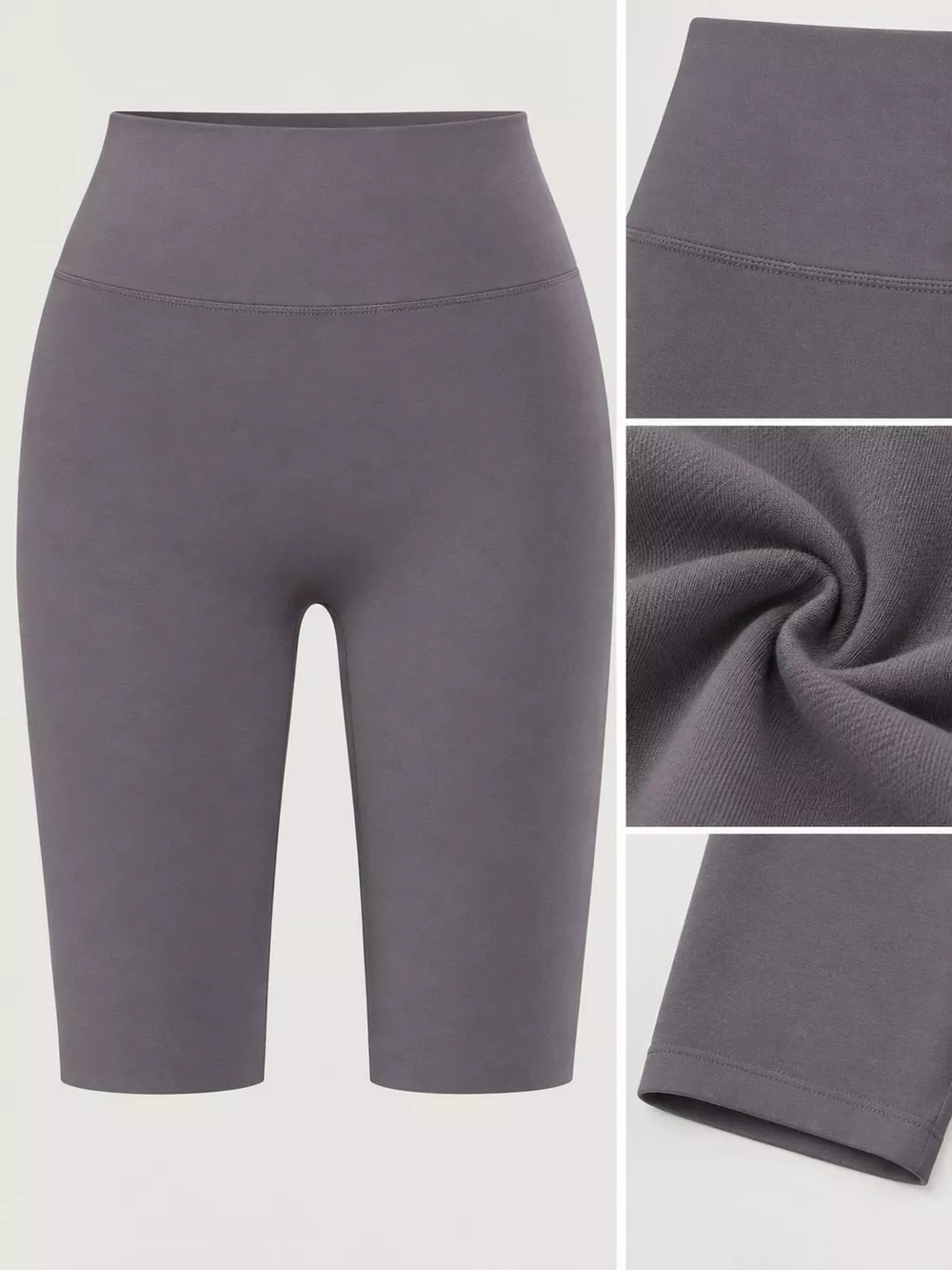 Full Size High-Waisted Seamless Compression Active Shorts Plus Size, image 10