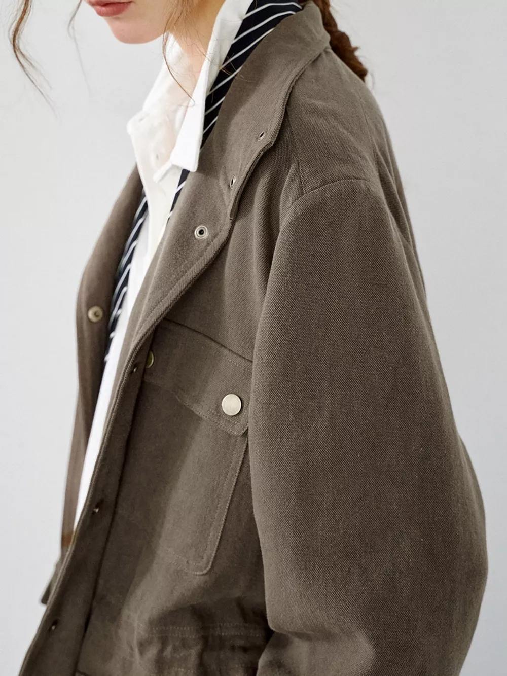 Multi-Pocket Snap Down Jacket, image 11