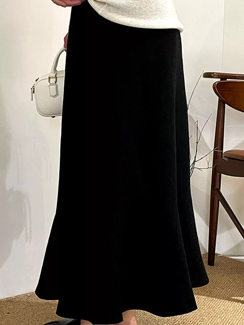 Plus Size High-Waisted Mermaid Skirt, image 5