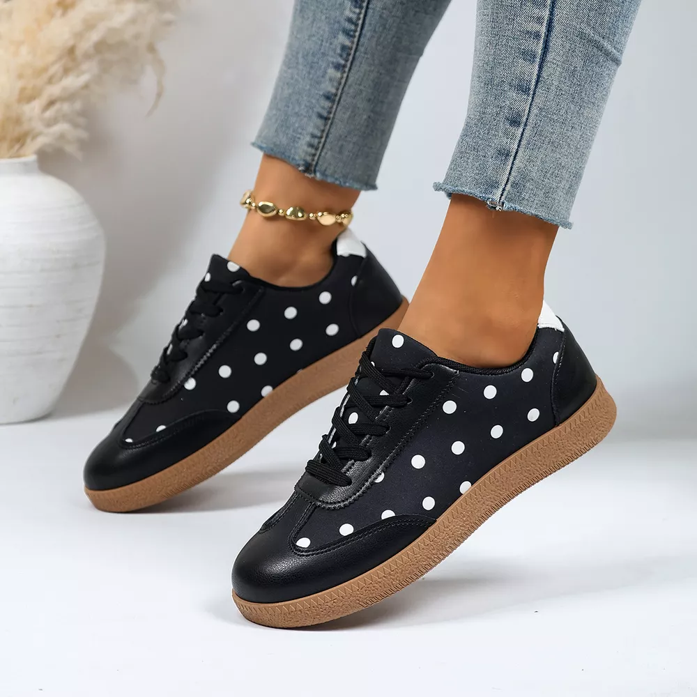 Polka Dot Casual Sneakers, image 5