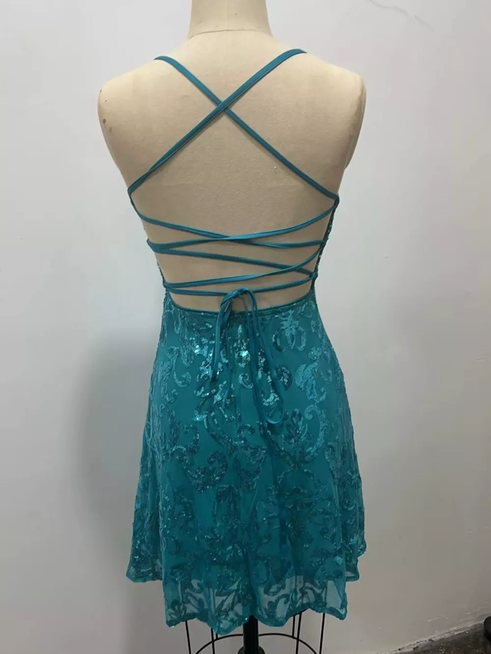 Sequin Square Neck Mini Dress, image 28