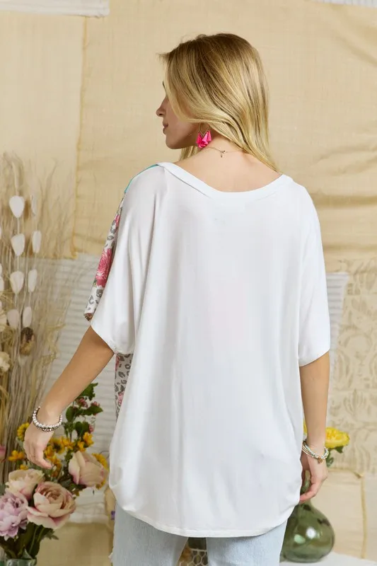Colorblock Casual Knit Tunic Top, image 6