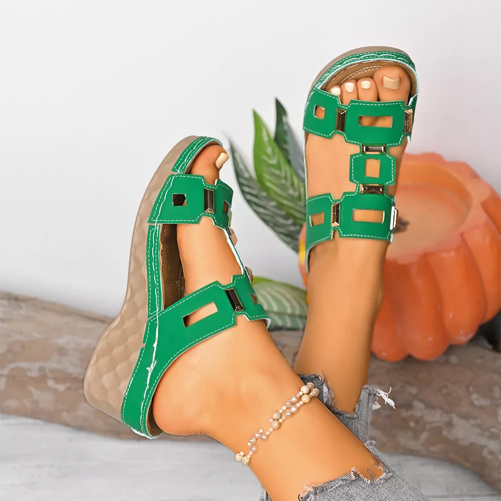 Open Toe Wedge Sandals, image 17