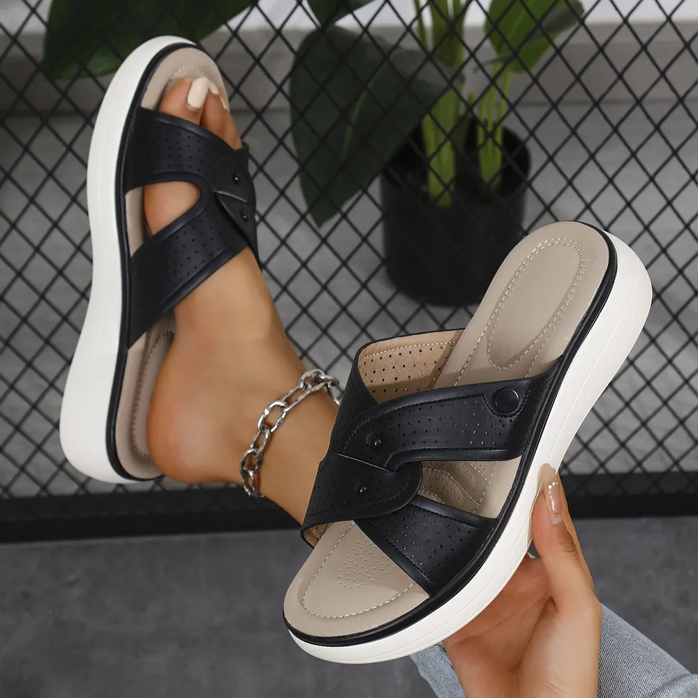 Open Toe Wedge Sandals, image 12