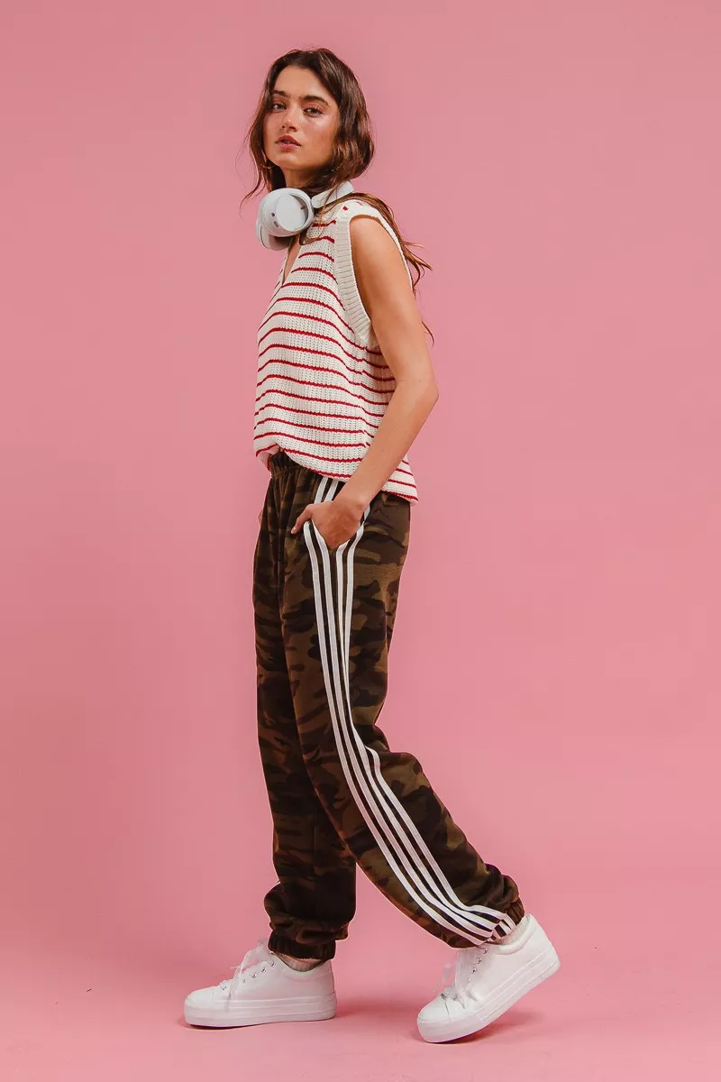 Side Lines Camouflage Track Pants, image 8