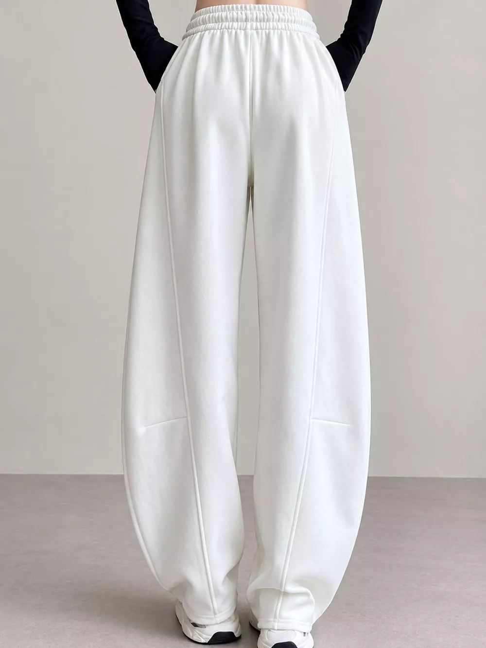 Full Size Drawstring Loose Fit Wide-Leg Sweatpants Plus Size, image 24