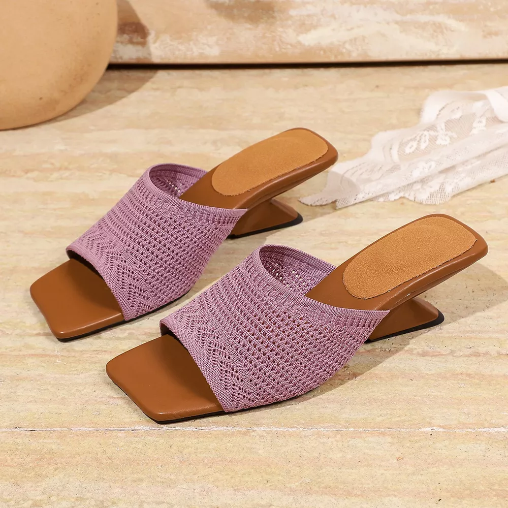 Open Toe Block Heels Sandals, image 8