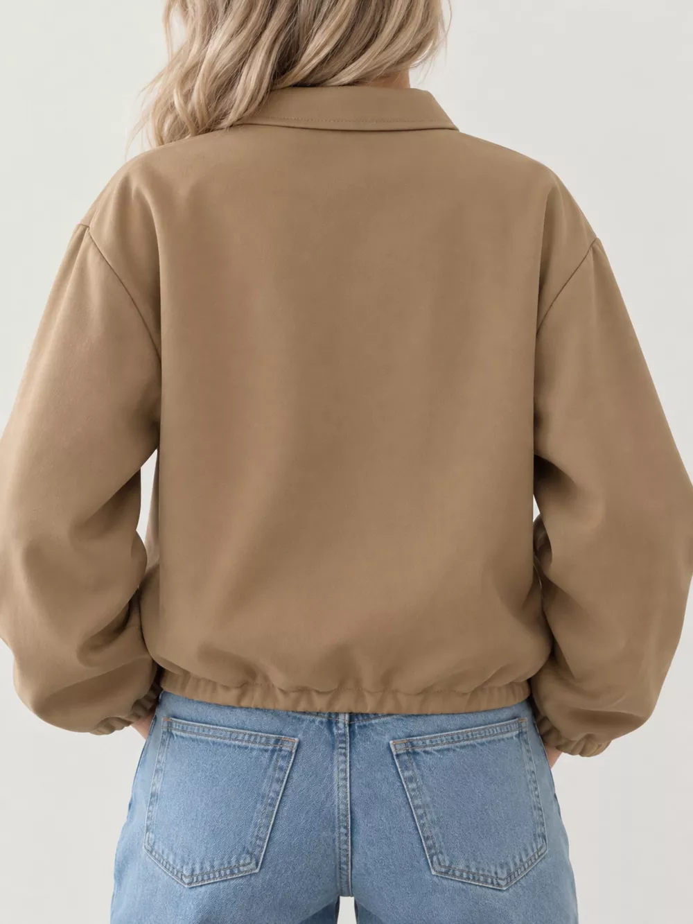 Cropped Zip-Up Jacket, image 12