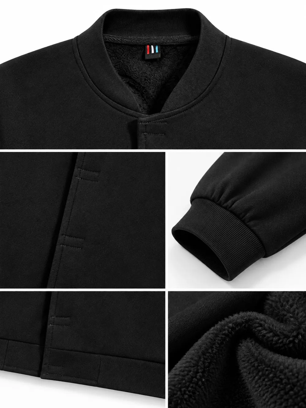 Men's Plus Size Zip Up Long Sleeve Sweatshirt, image 12