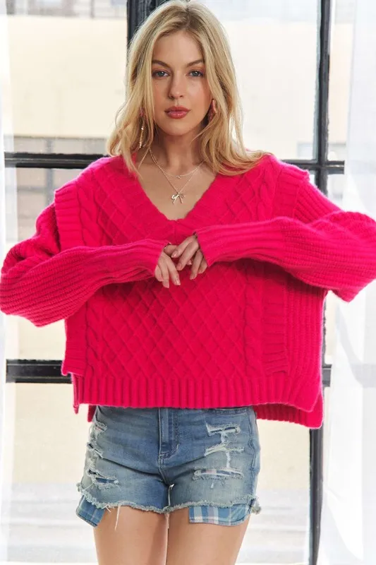 Ruffle Detail ble Sweater, image 5