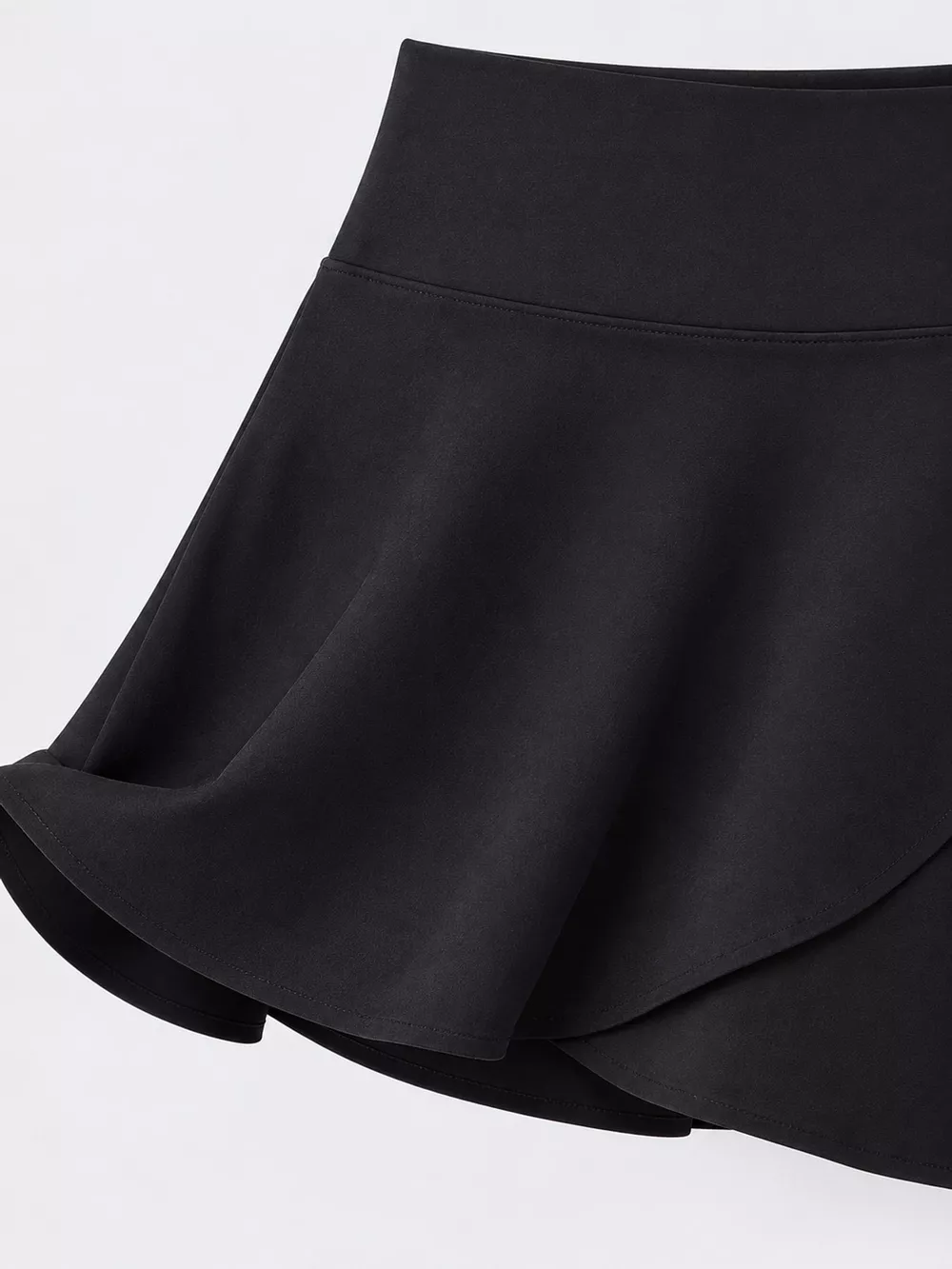 Full Size High-Waisted Flared Athletic Skirt with Breathable Performance Fabric Plus Size, image 30