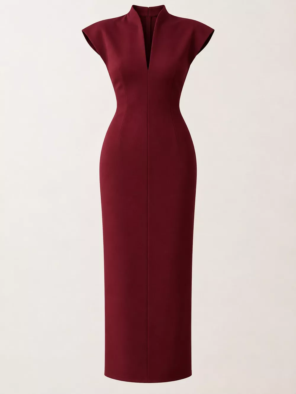 Slit Sleeveless Bodycon Midi Dress, image 25