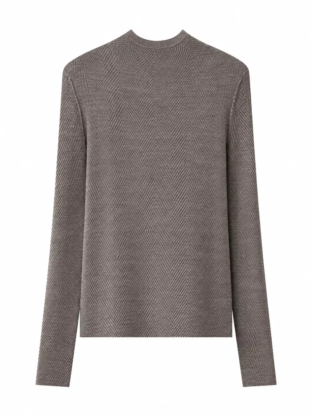Textured Mock Neck Sweater, image 4