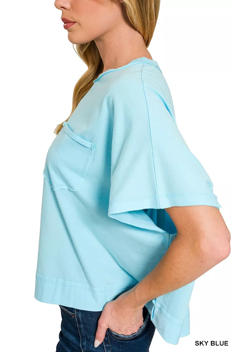 Exposed Seam Boxy Top, image 6
