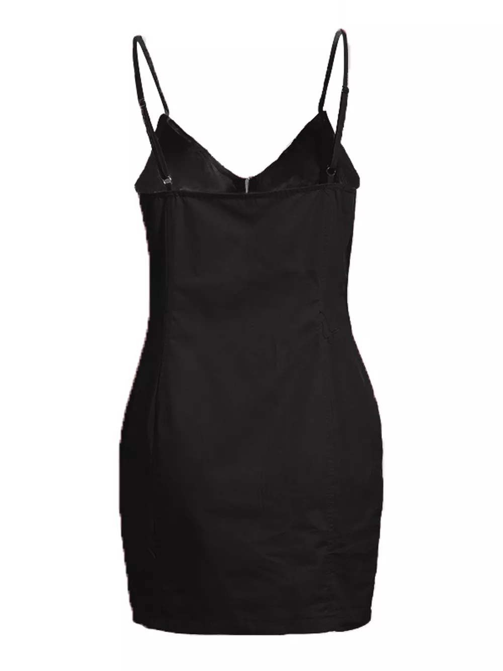 Full Size Zip-Front Bodycon Mini Dress Plus Size, image 14