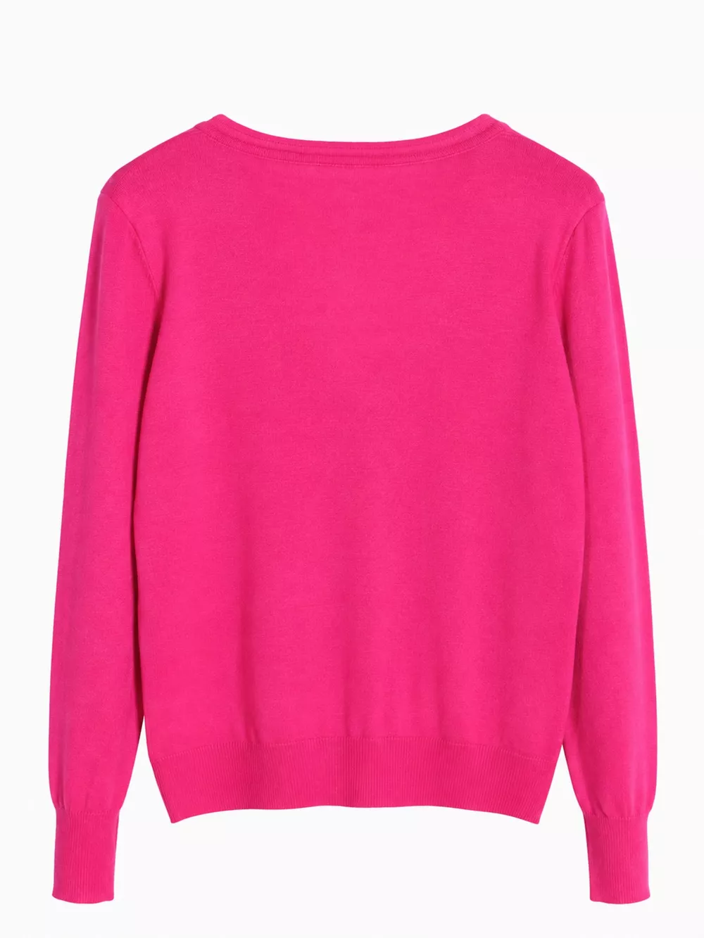 Classic V-Neck Button-Down Knit Cardigan, image 83