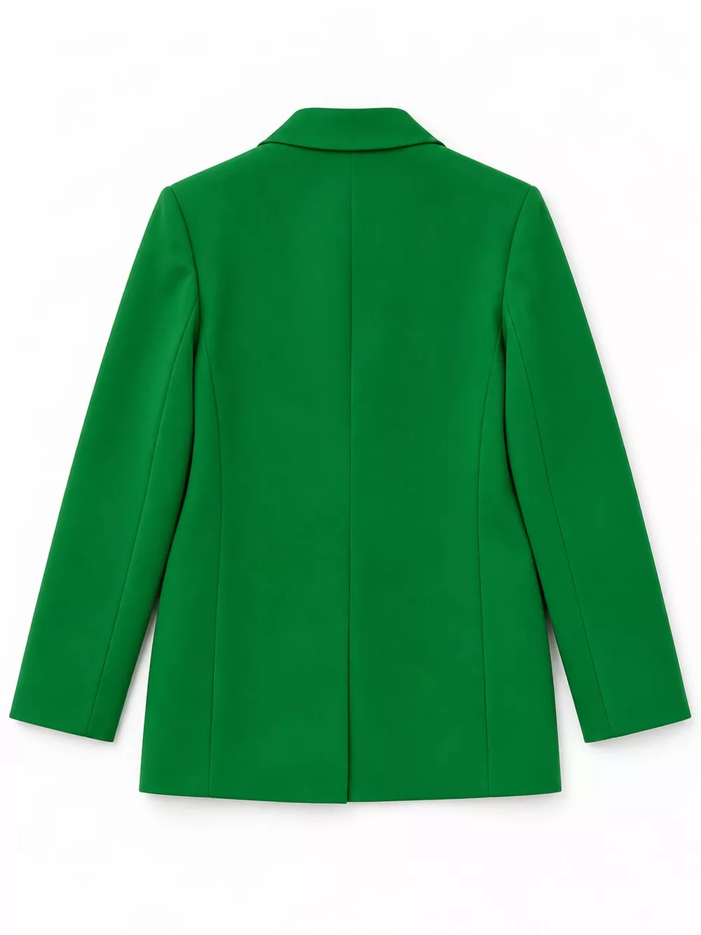Full Size Minimalist Double-Breasted White Blazer Plus Size, image 16