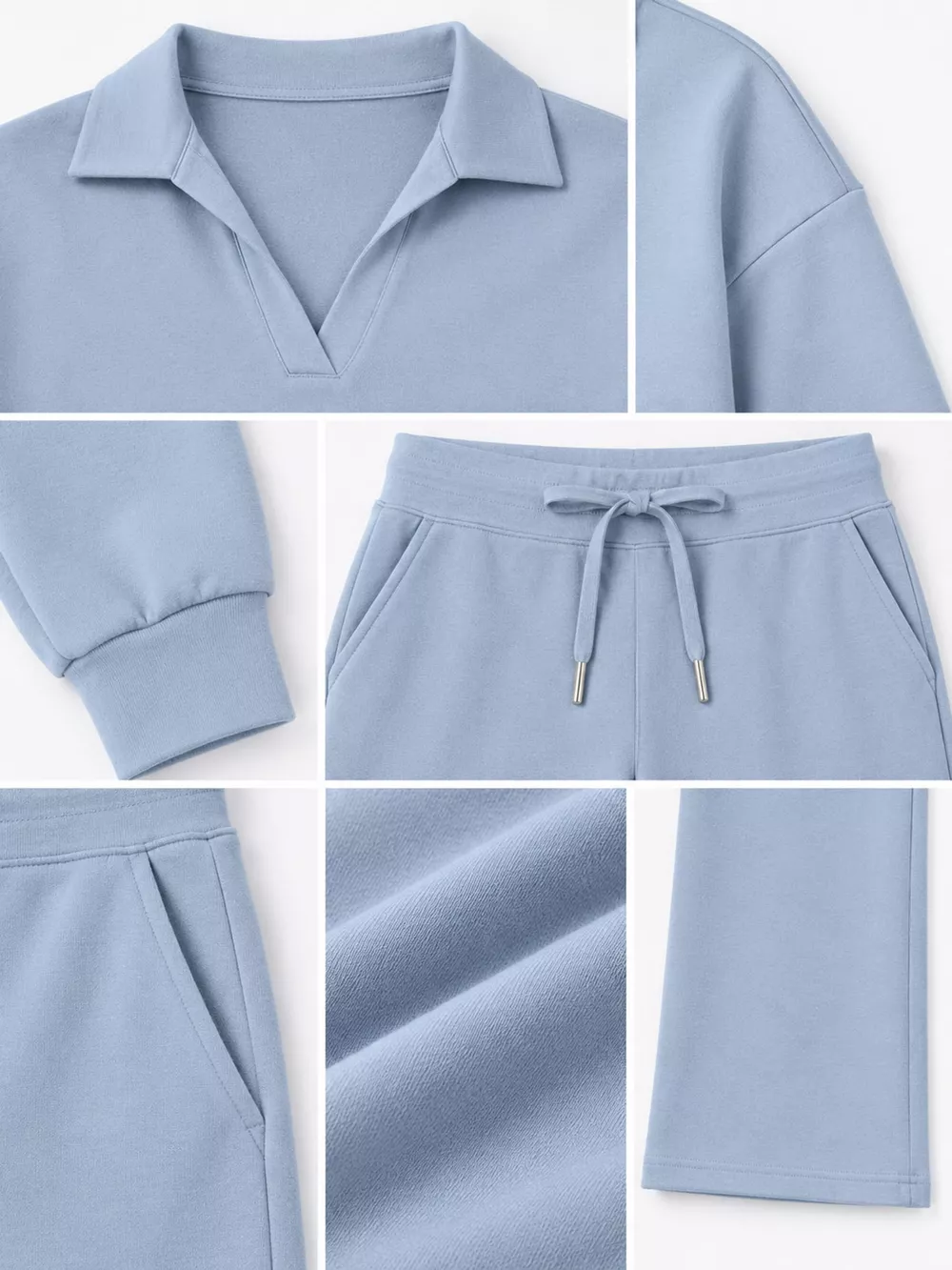 Dropped Shoulder Top and Pants Set, image 29